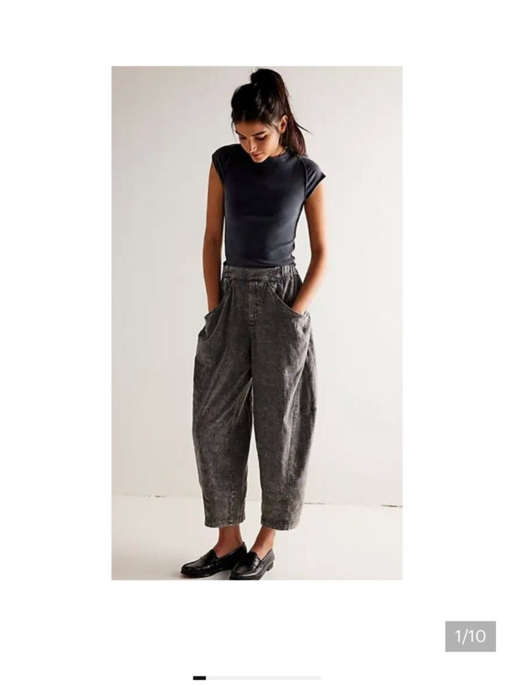Free people High Road barrel pants